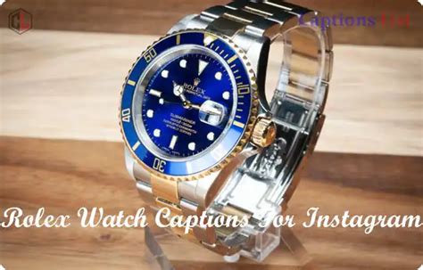 rolex instagram pics|Rolex captions for Instagram.